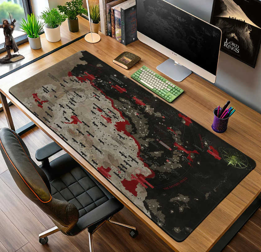 Warhammer 40K Galaxy Map Mouse Pad, Tactical Gaming Desk Mat