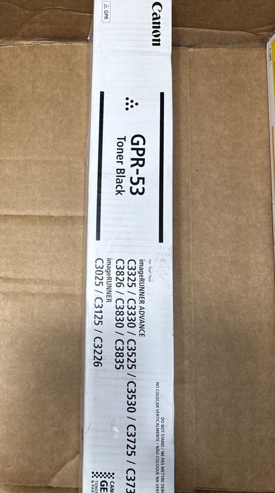 New Canon ImageRunner Advance GPR-53 Black Toner Cartridge For C3325 C3330 C3525