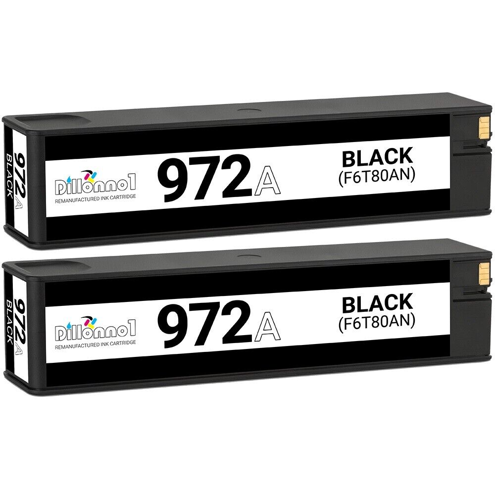 Replacement Ink Cartridges for HP 972A BCMY for PageWide Pro MFP 477dw 577dw