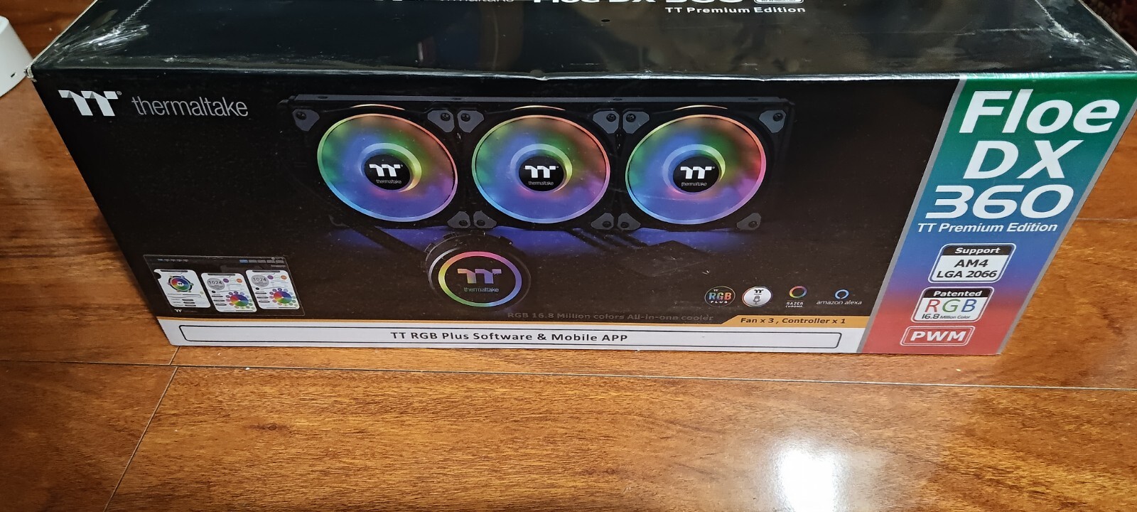 Thermaltake CL-W256-PL12SW-B Floe DX RGB 360 TT Premium Edition