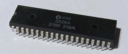 Rare CSG brand 6526A  CIA chip for Commodore 64. Used pull. Guaranteed. From U.S