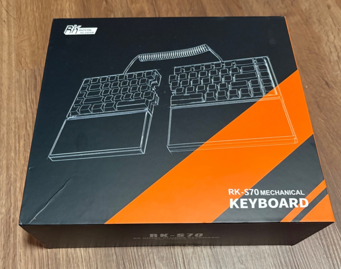 Royal Kludge RK-S70 White Mechanical Keyboard Wired USB New in Box