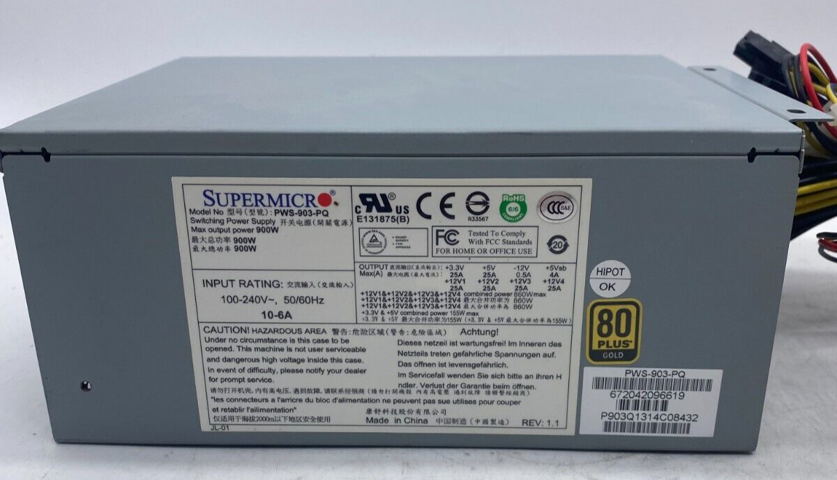 SUPERMICRO PWS-903-PQ Switching Power Supply
