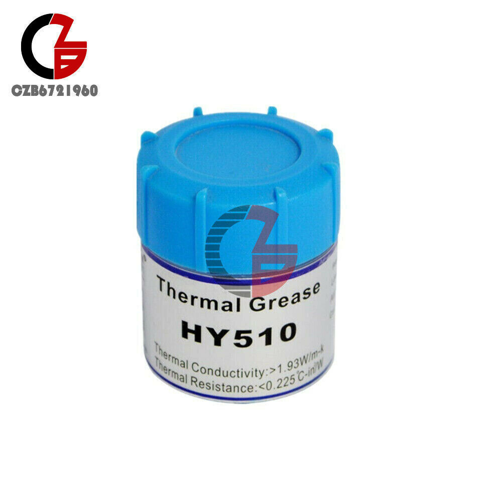 HY510 10/20/30g Grey Thermal Conductive Grease Paste Chipset Cooling LED CPU GPU