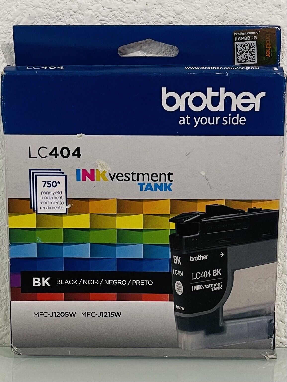 Brother LC404 INKvestment Black Standard Yield Ink Cartridge EXP 09/2025