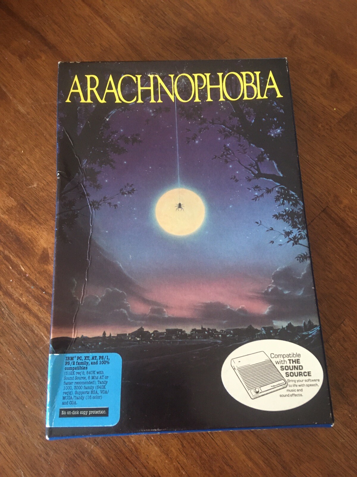 ARACHNOPHOBIA DISNEY IBM PC GAME ORIGINAL BOX 5.25" & 3.5" DISKS 1991 BLUESKY