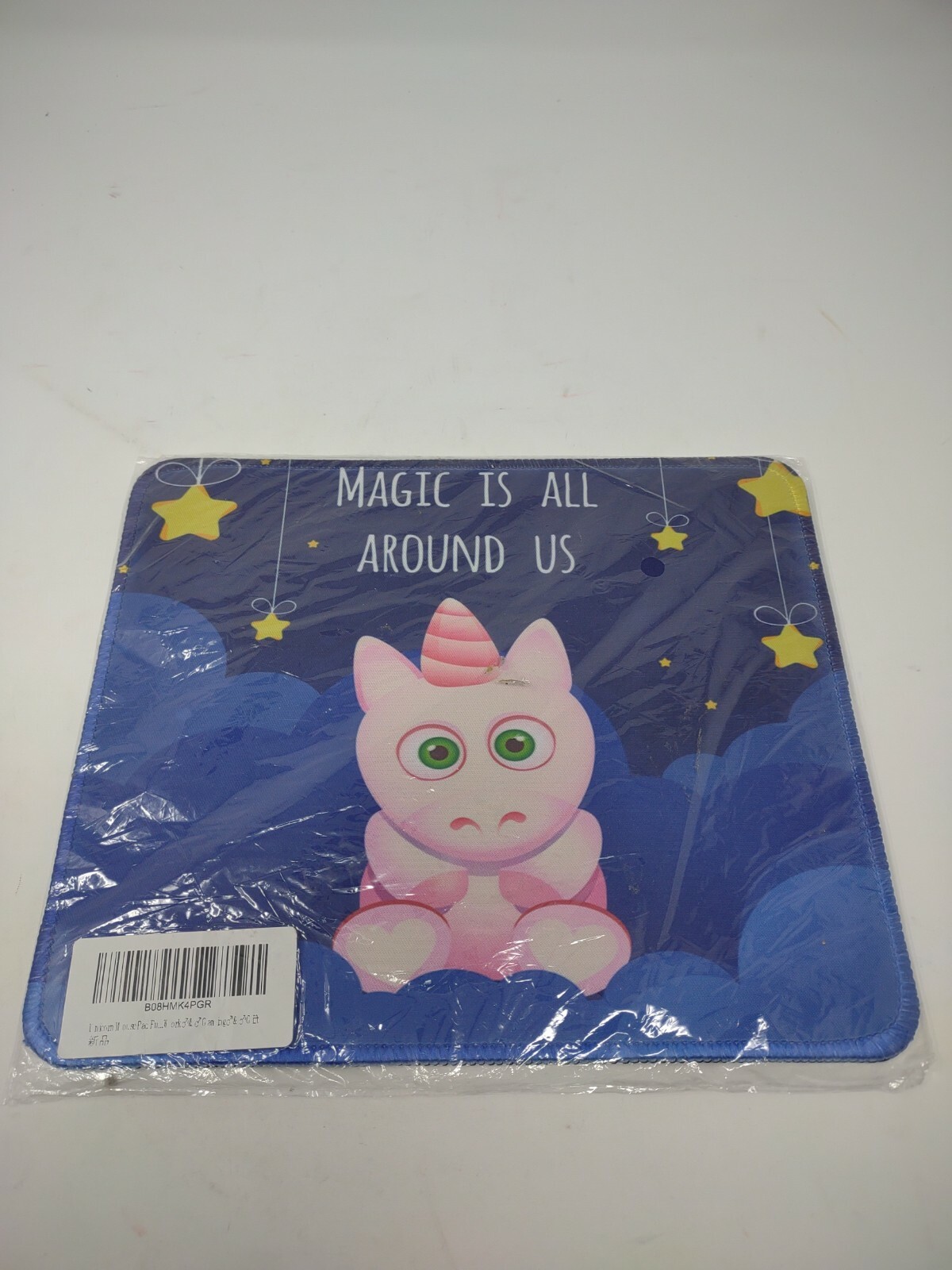 Pink Unicorn Mouse Pad 8 x 9.5 "Magic is All around us" Cute Gift Idea