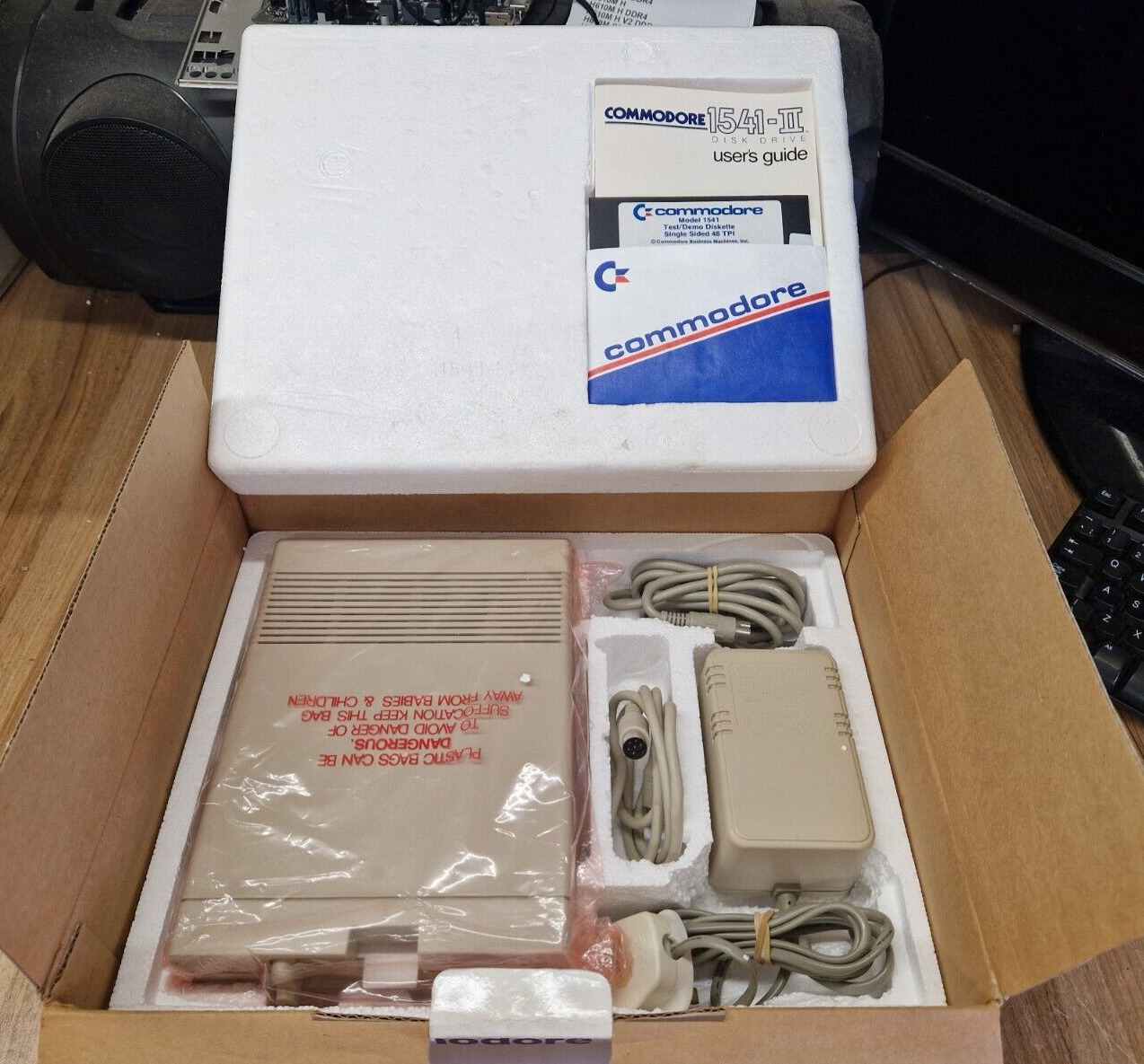 Boxed Commodore 1541-II Disc drive Surperb Condition Boxed Original Seal intact