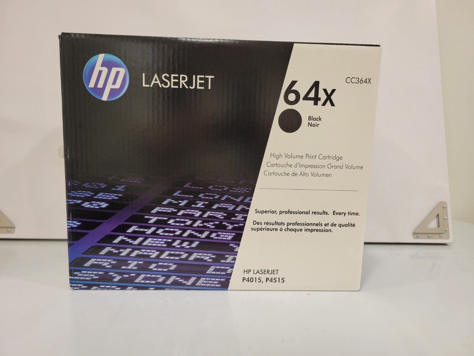 HP 64X High Yield Black LaserJet Toner Cartridge, CC364X