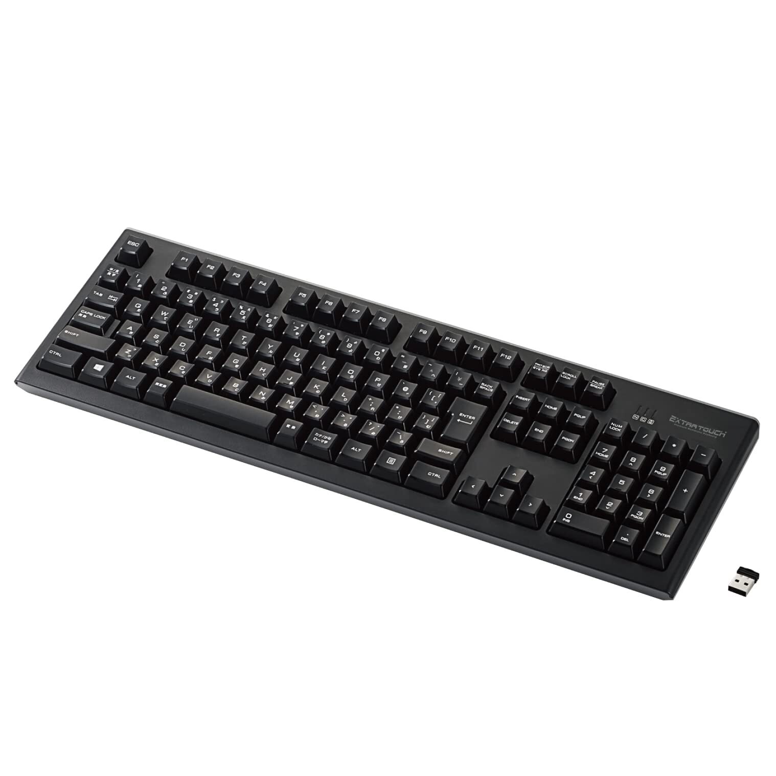 ELECOM Wireless keyboard 108 key PS3/PS4 Support USB-A Plastic TK-FDM088TBK NEW