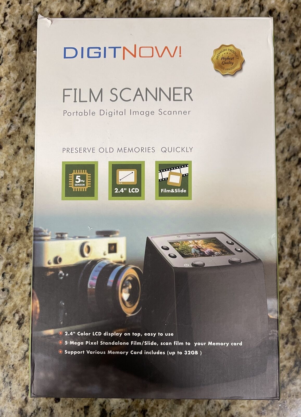 DIGITNOW FILM SCANNER M125 Portable Digital Image Scanner 2.4