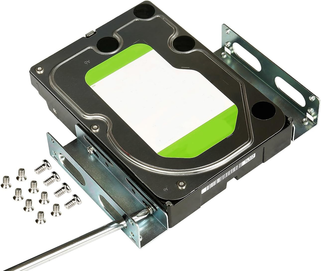 HDD Hard Drive Metal Mounting Bracket Adapter, Convert Any 3.5 " 1X3.5 to 5.25"