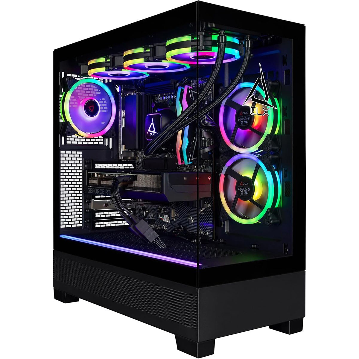 CLX SET Liquid Cooled Gaming Desktop Computer, Intel Core i9-14900KF 3.2GHz, 64G