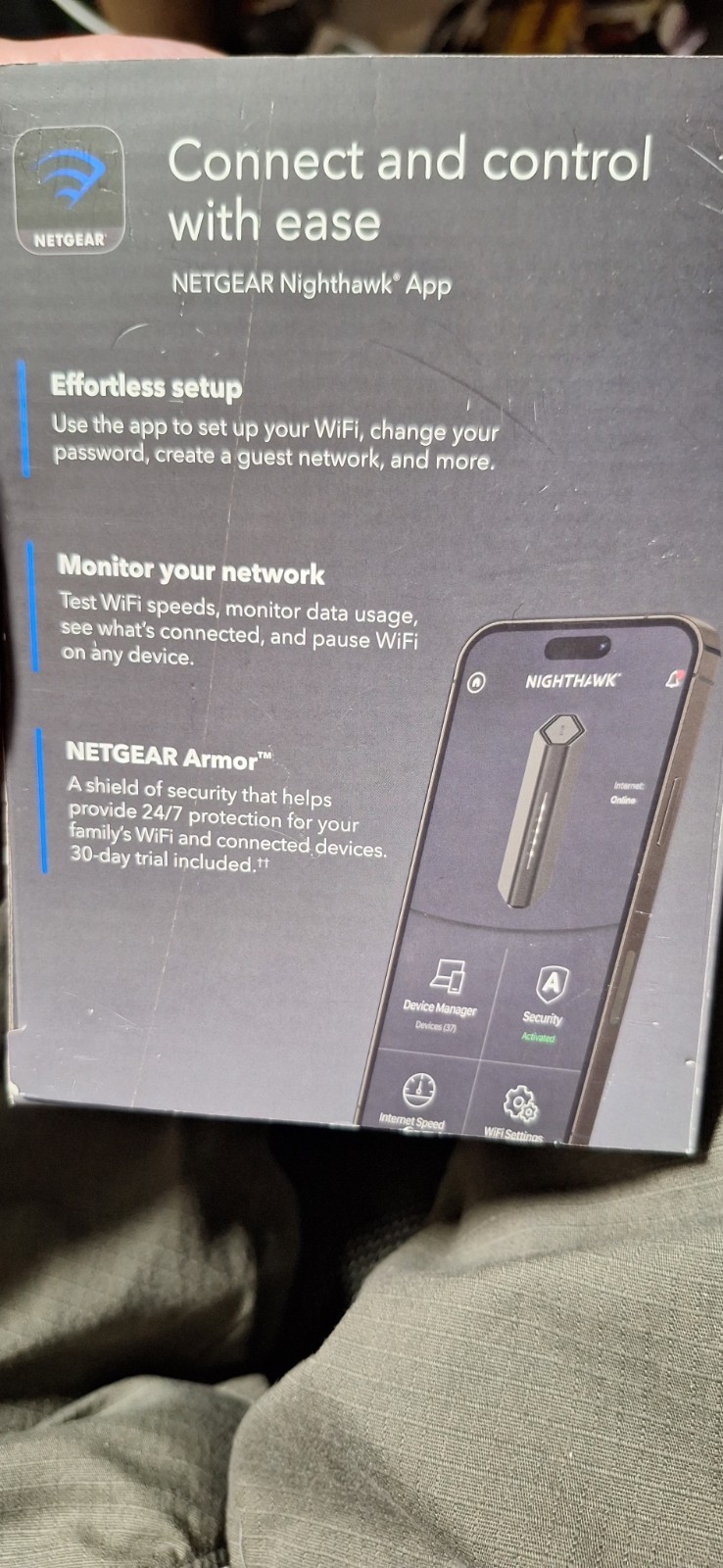 Netgear Nighthawk RS100 Dual-Band Router WiFi7