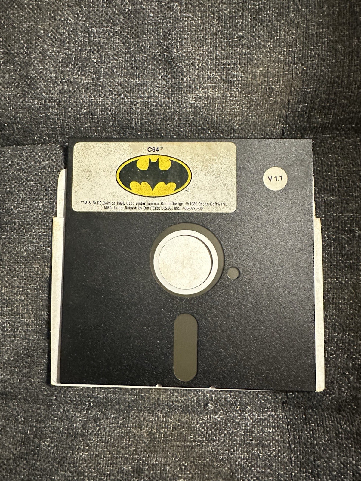 1989 Batman Commodore 64  Floppy Disk Only Ocean Software 