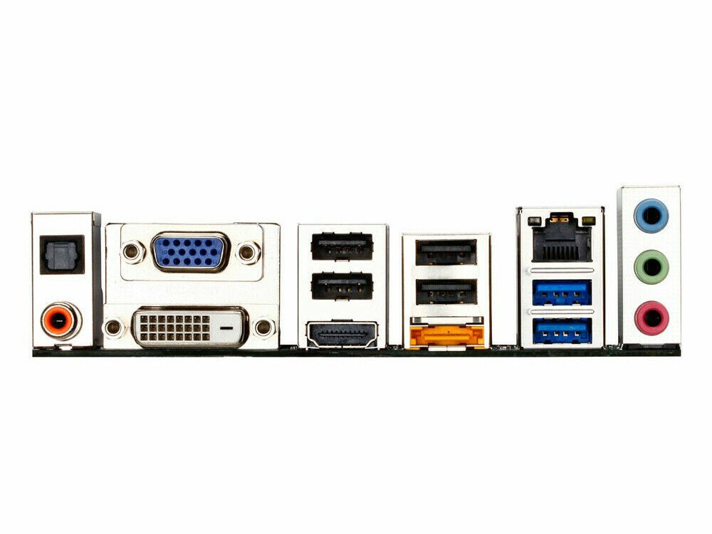 NEW Backplate I/O Shield For GIGABYTE GA-H61N-USB3 IO Shield