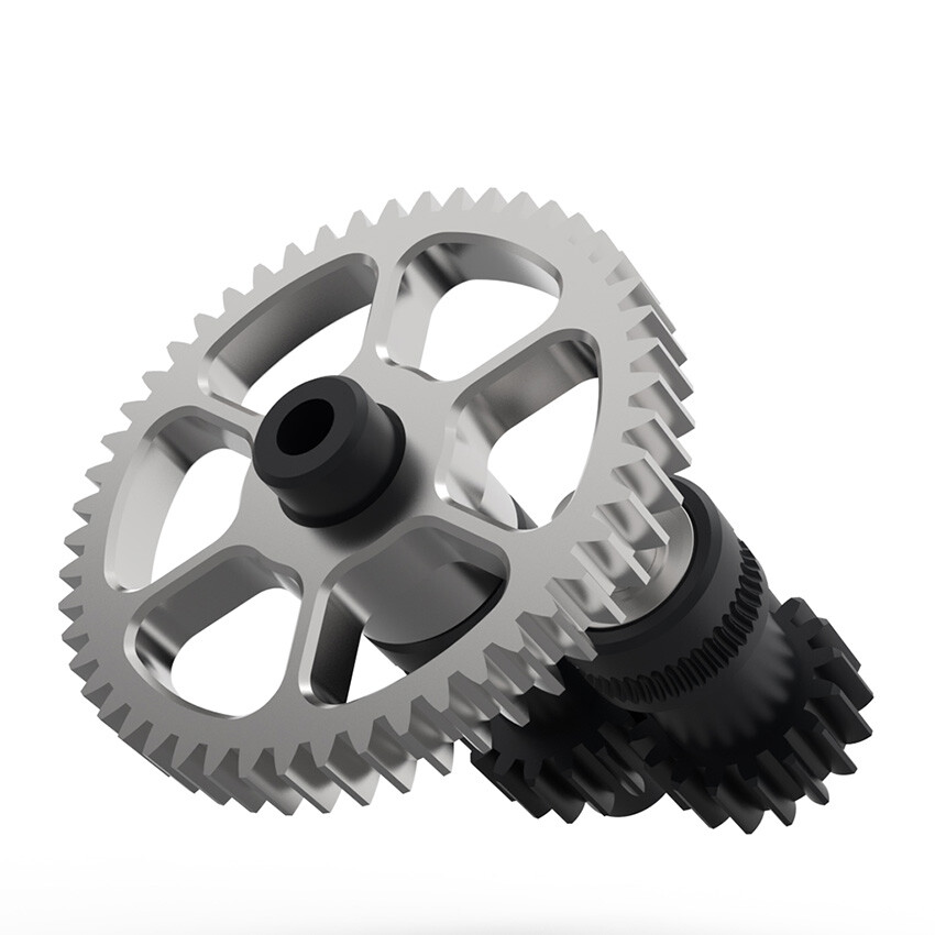 Extruder Straight Tooth Nano Coated One Piece Gear Kit for Voron V0 Sherpa Mini
