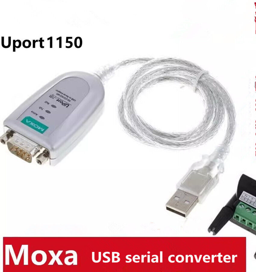1pcs MOXA UPort 1150 with Terminal USB To 1 Port RS232/422/485  Serial Converter