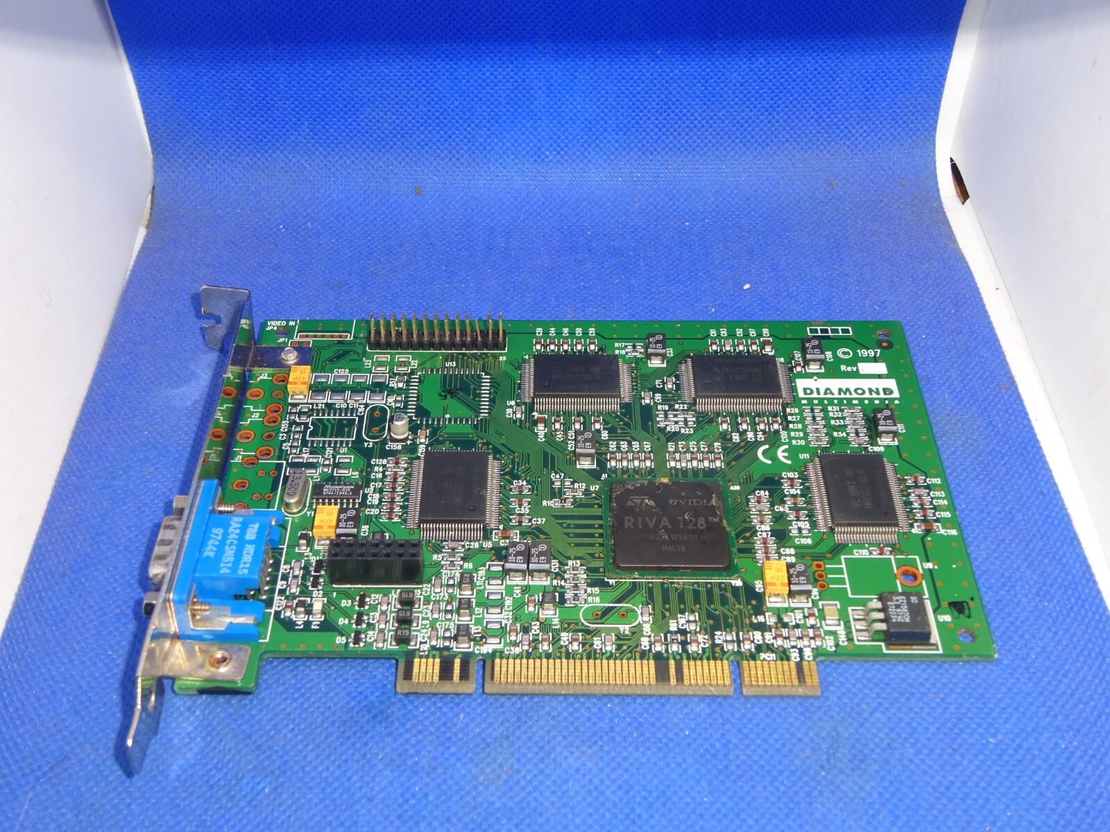 DIAMOND VIPER V330 nVIDIA RIVA 128 4MB SGRAM PCI GRAPHICS CARD VGA #GK8713