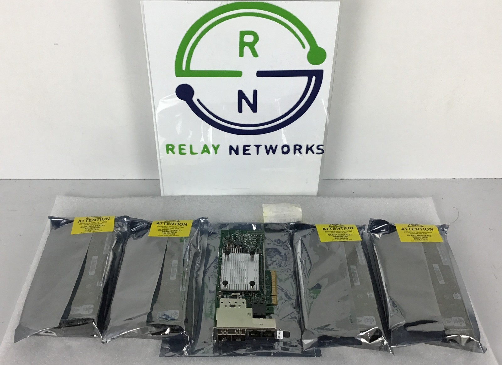LOT OF 5 IBM 00E2719 2x 10 Gb SFP+ 2x 1 Gb RJ45 PCIe 2 Adapter BC0210402-01