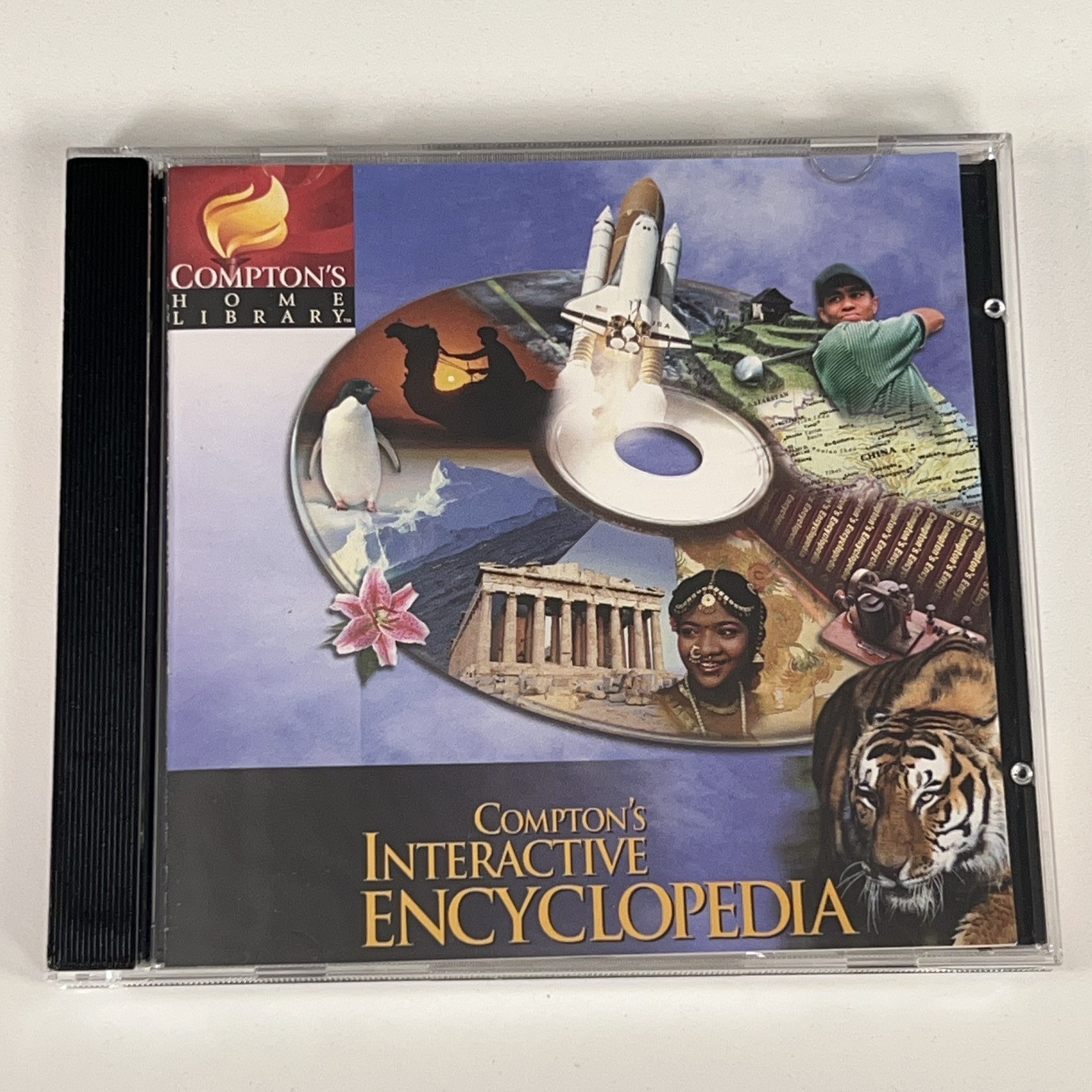 Vintage 1998 Compton's Interactive Encyclopedia PC CD-ROM Windows 95 Software