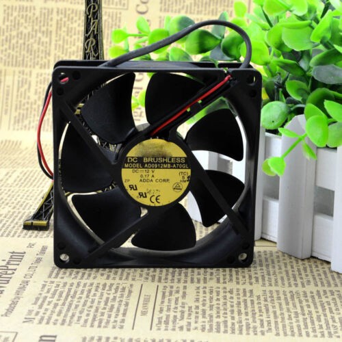 2pcs AD0912MB-A70GL 9225 12V 0.17A 2pin
