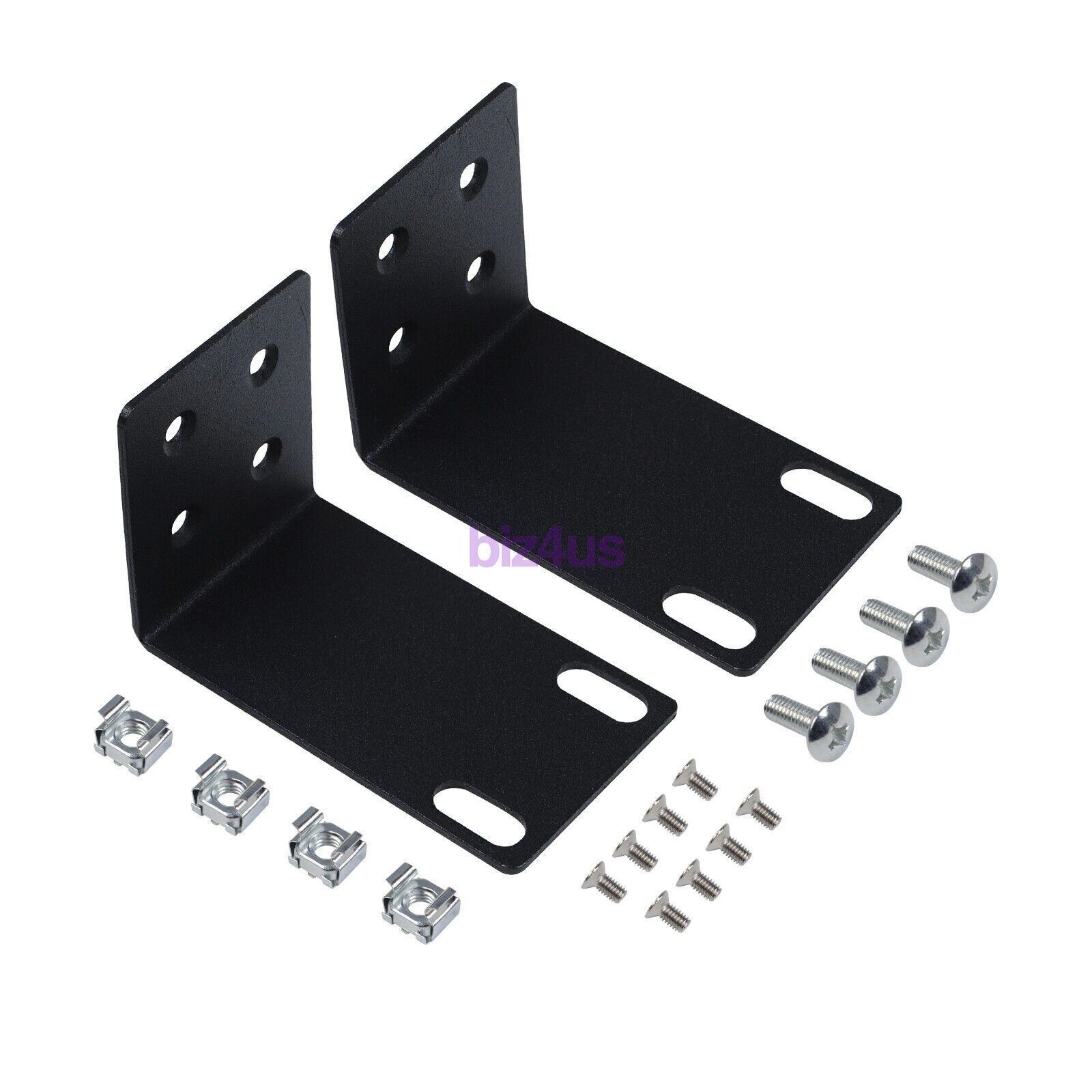 1 Pair For NETGEAR ProSafe JGS524 JGS524v1 Compatible Rack Mount Kit, Rack Ears