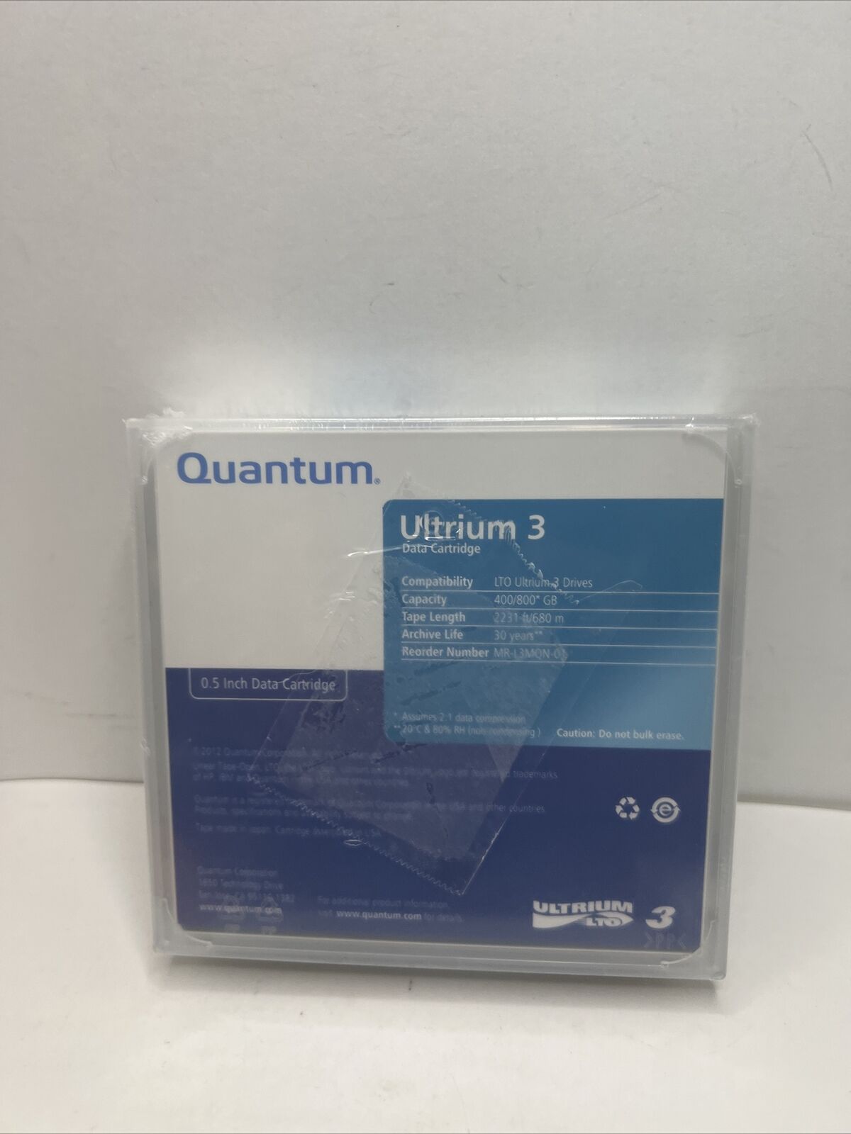 Lot of (4) Quantum MR-L3MQN-01 LTO Ultrium 3 400/800GB - LTO-3