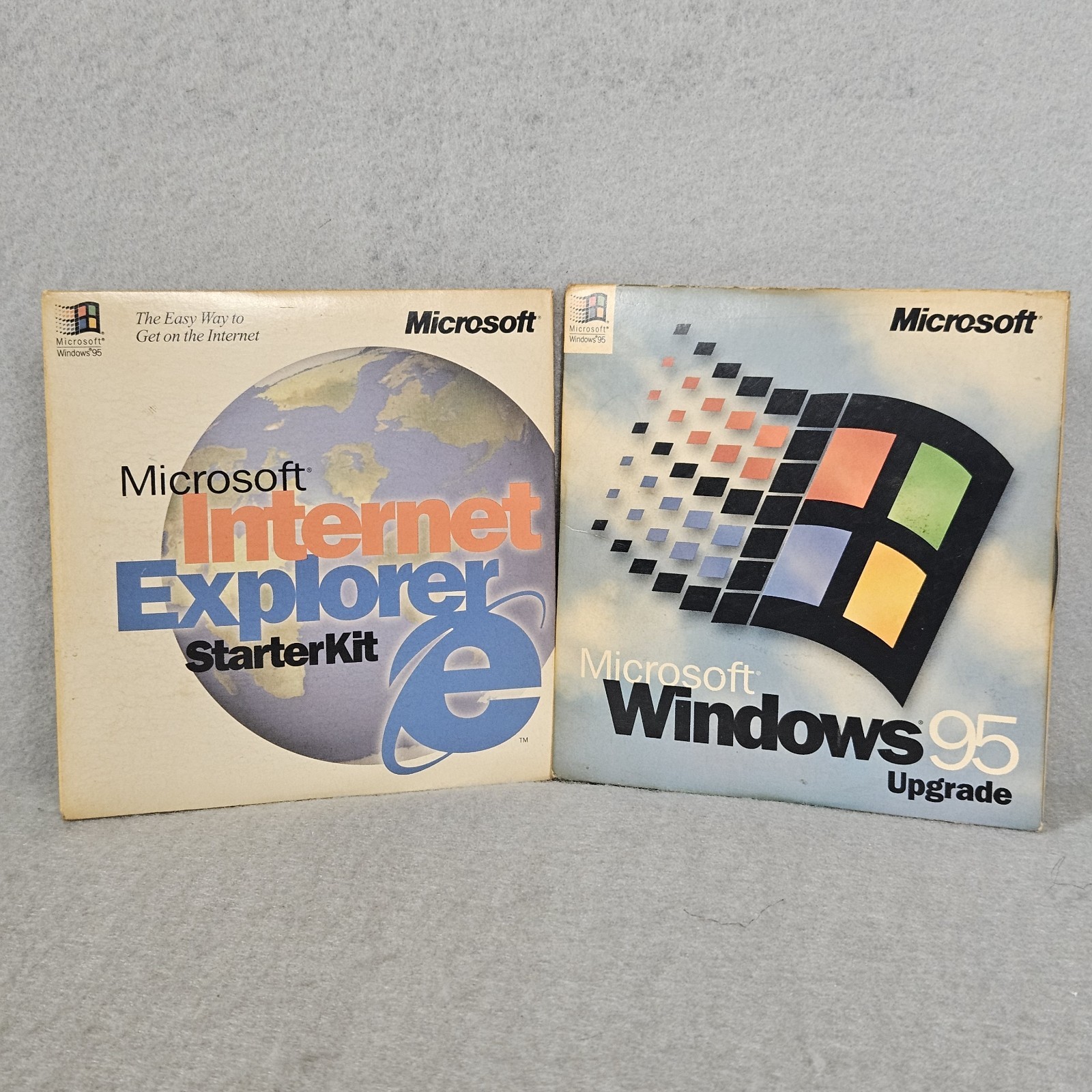 Microsoft Windows 95 Upgrade, CD-ROM Version And Internet Explorer Starter