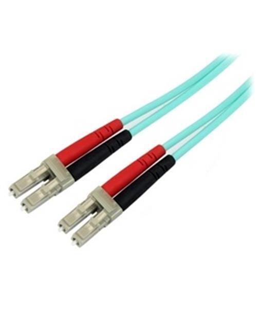 NEW StarTech A50FBLCLC10 10m 30ft LC/UPC to OM3 Multimode Fiber Optic Cable Full