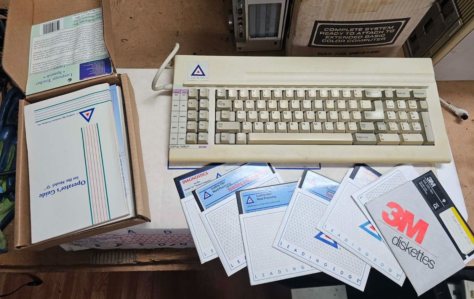 RARE NEW Leading Edge Model DC-2014 Keyboard Vintage PC Keystroke Sound ALPS