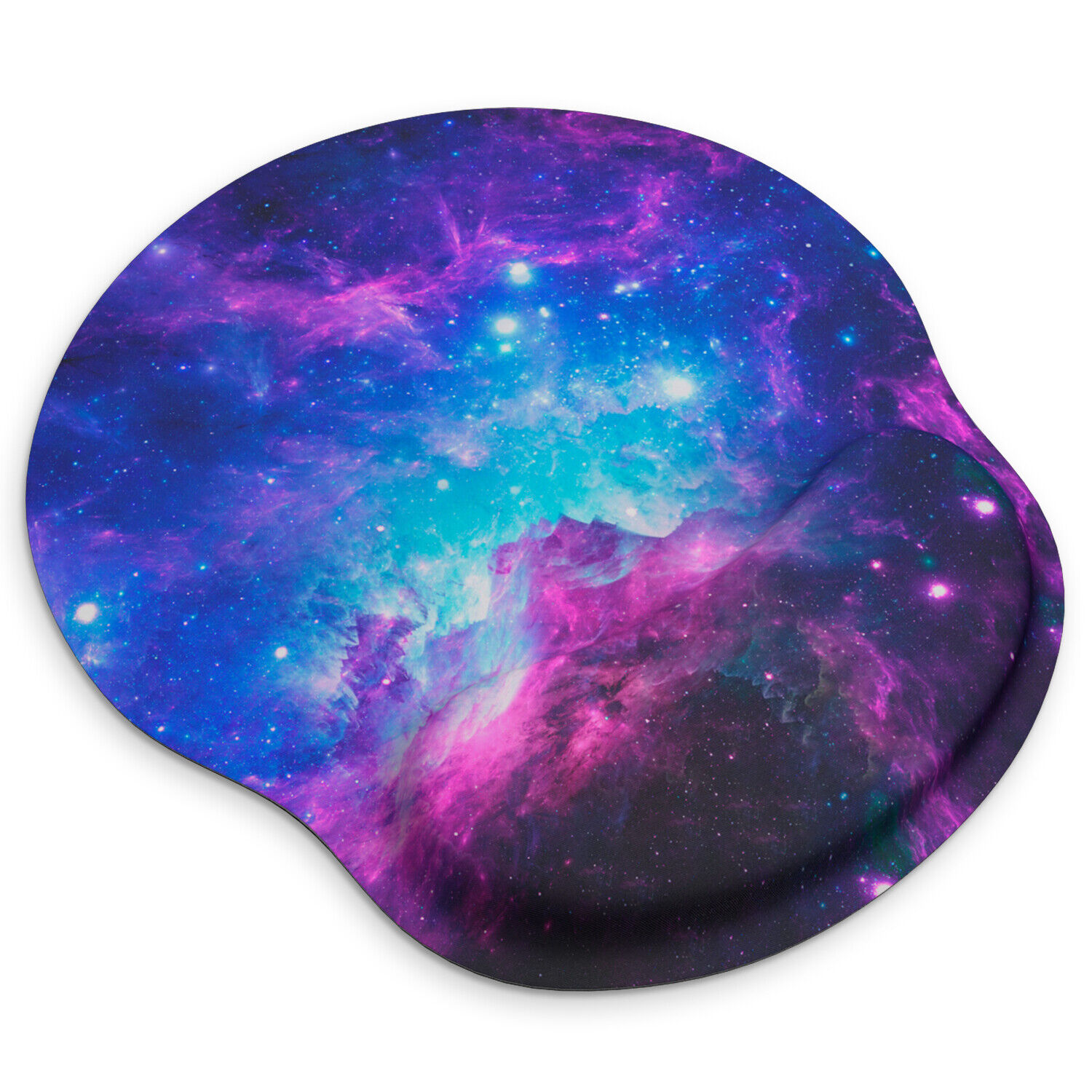 Gaming Mouse Pad w Wrist Rest Support & Non-Slip Base, Durable Ergonomic Support