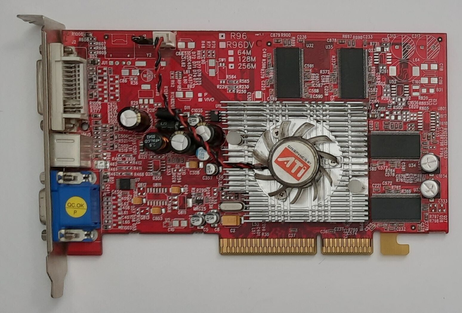 Powercolor Radeon 9600 Pro AGP Graphics Card (ATI, 256MB, Retro, 2006)