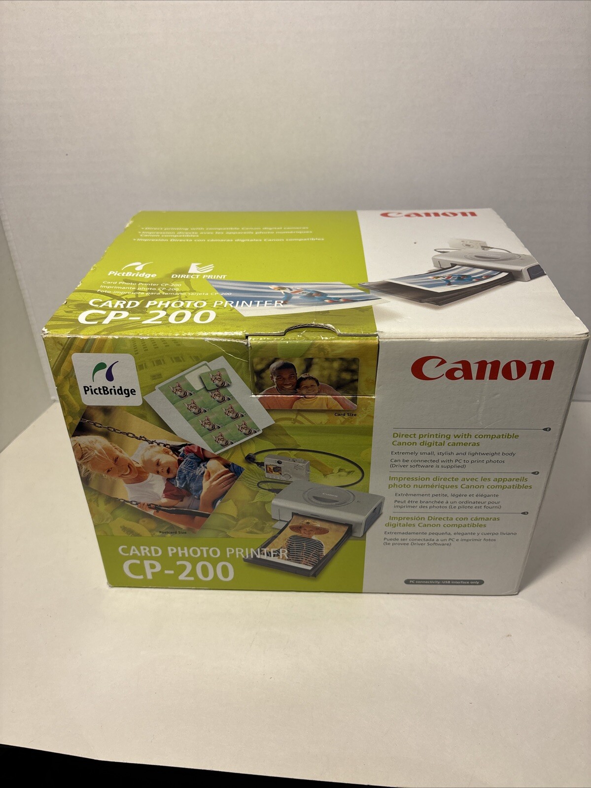 Canon CP-200 Compact Card Photo PictBridge Direct Print  With Digital Cameras