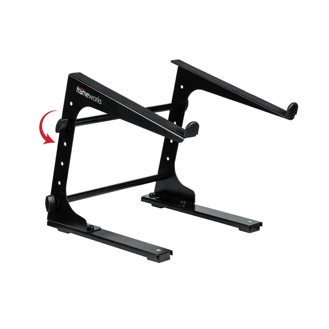 Portable Desktop Laptop DJ Controller Stand Fixed Height GFWLAPTOP1000 Mount