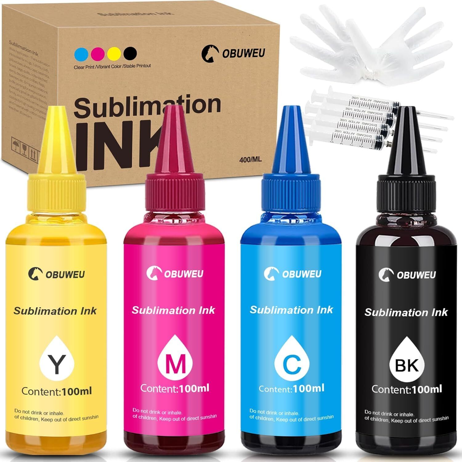 Sublimation Ink (100ML) Compatible for Epson ET15000 ET-2800 ET2760 ET2720
