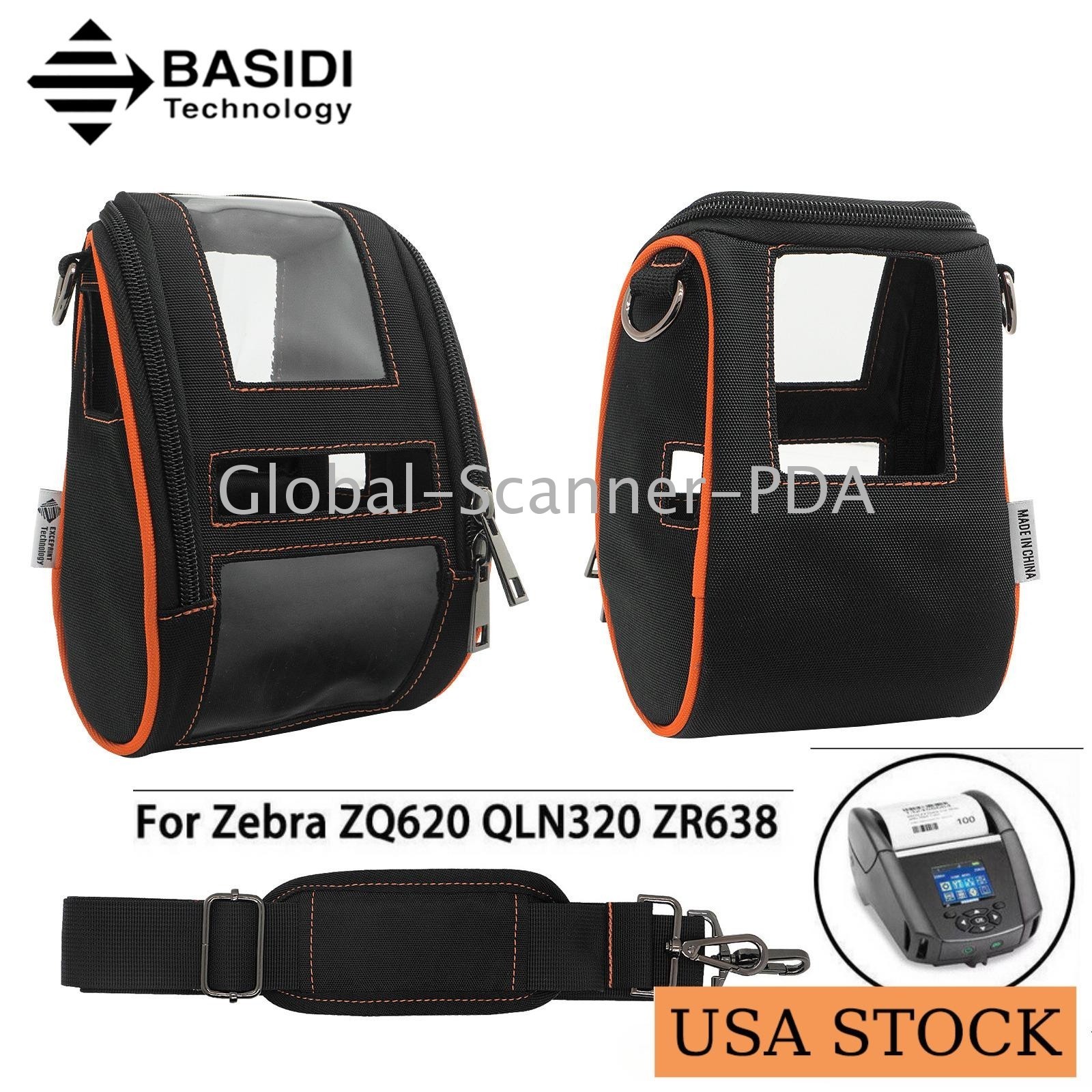 🔥US Soft Carrying Case Pouch Holster Storage Bag Belt for Zebra ZQ620 QLN320 🔥