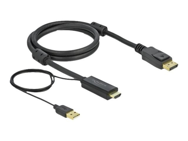 Delock HDMI m DisplayPort 4K 85963 Digital Cable/Digital Data/Display/Video