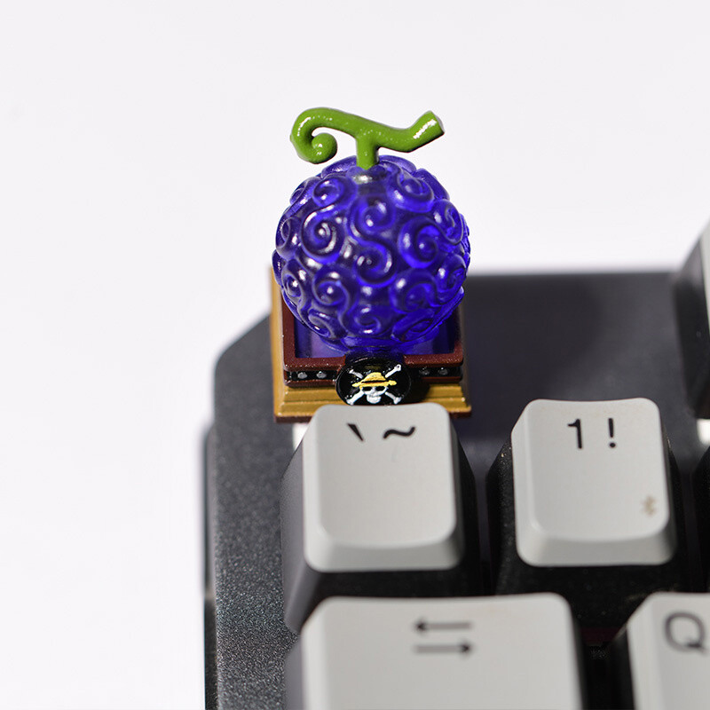 ONE PIECE Devil Fruit Themed Keycap Resin Handmade For Cherry MX Keyboard 1PC