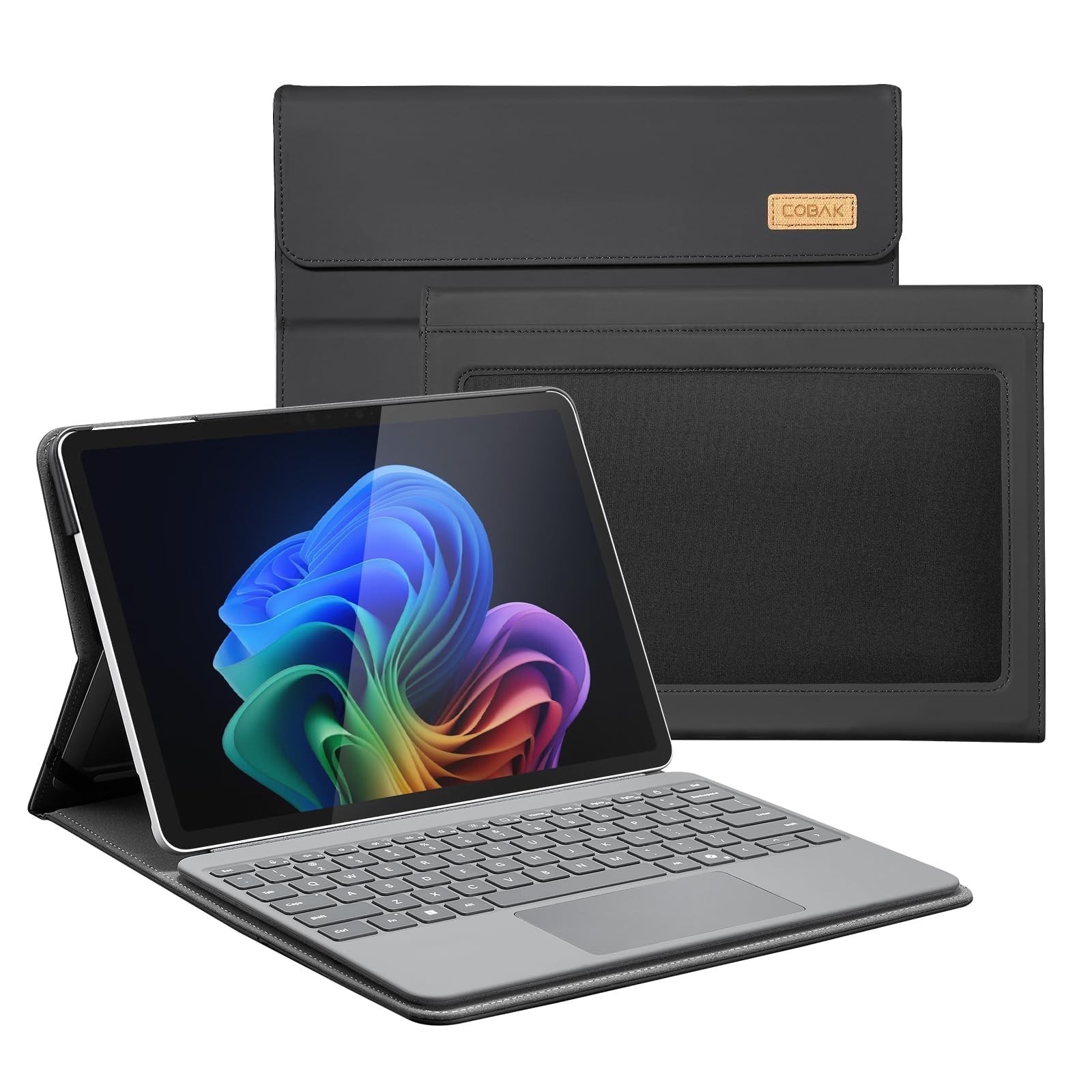 CoBak Case For Microsoft Surface Pro 12" (2025), Premium Business Cover With Mul