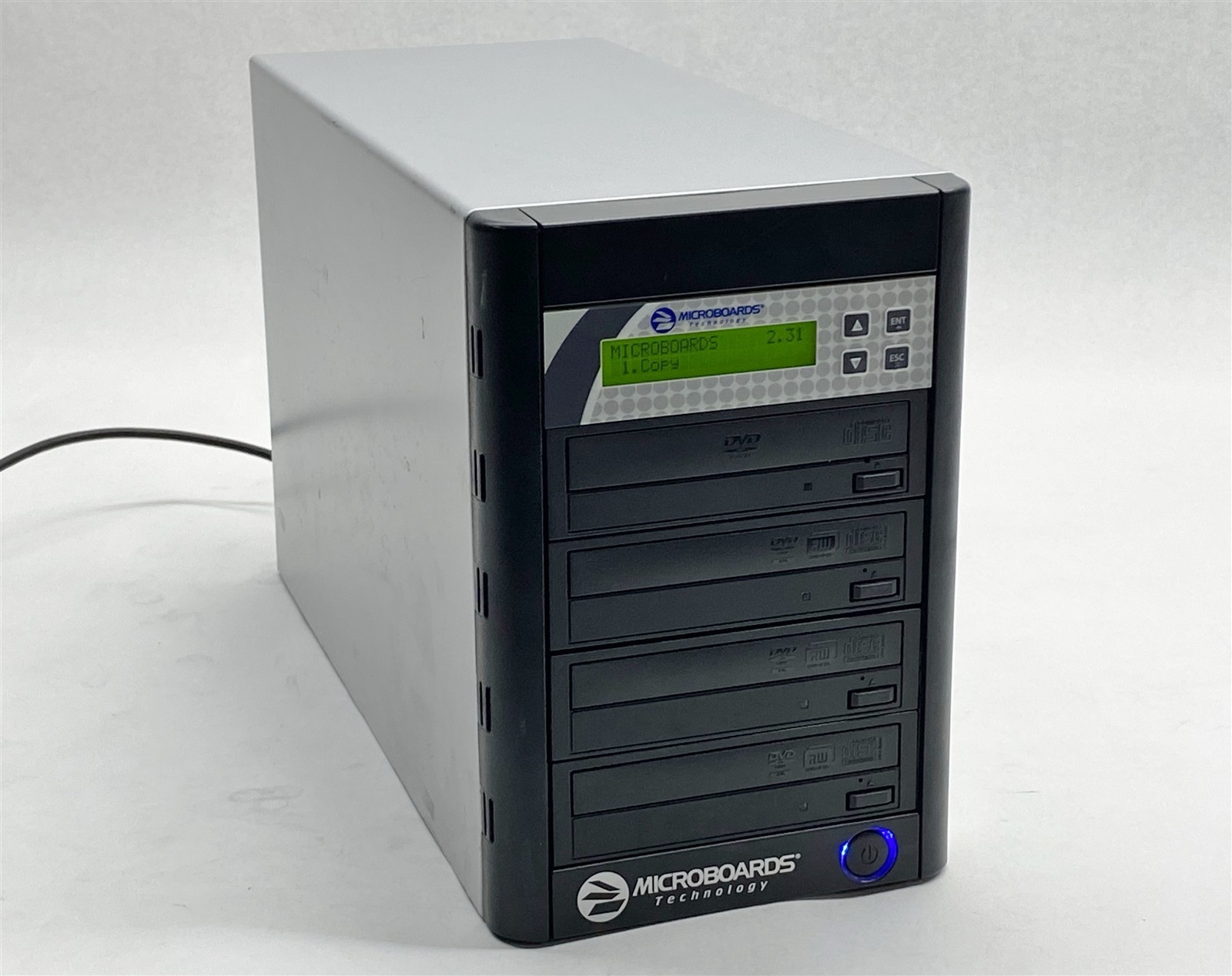 Microboards QD-DVD-123-03 3-Bay CD/DVD Disk Copier Burner Duplicator 24x USB