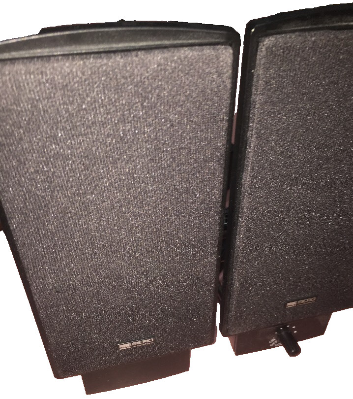 Micro Innovations Multimedia Black Compute Speakers - Flat Panel Design (MM630D)