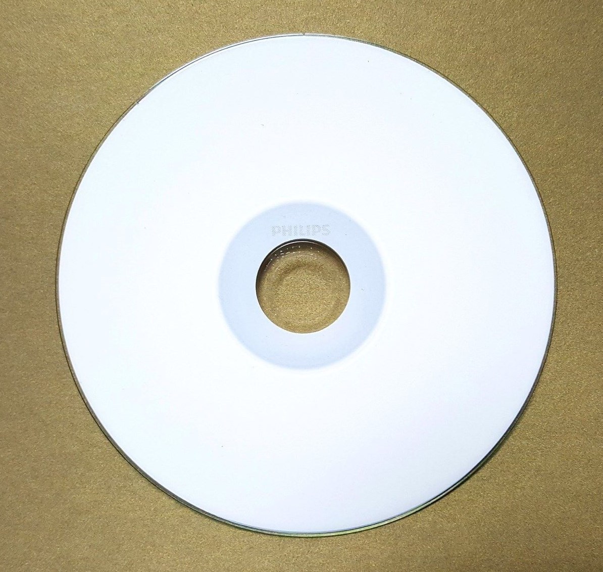 10 PHILIPS Blank 52X CD-R CDR 700MB White Inkjet Hub Printable Media Disc