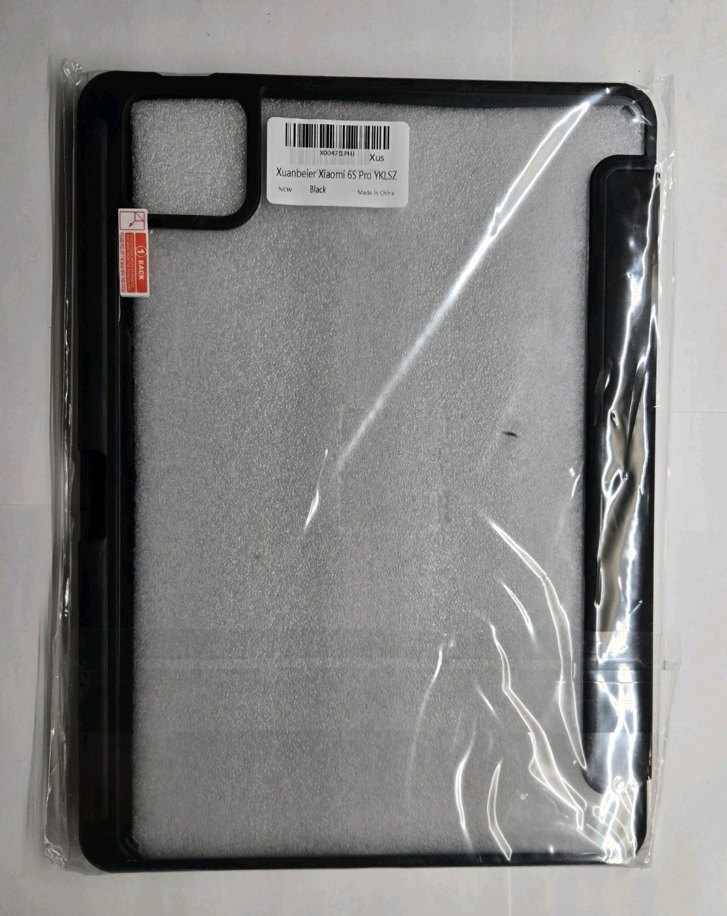 Smart Case for XIAOMI Pad 6S Pro 12.4'' Ratesell Lightweight Trifold Stand Black