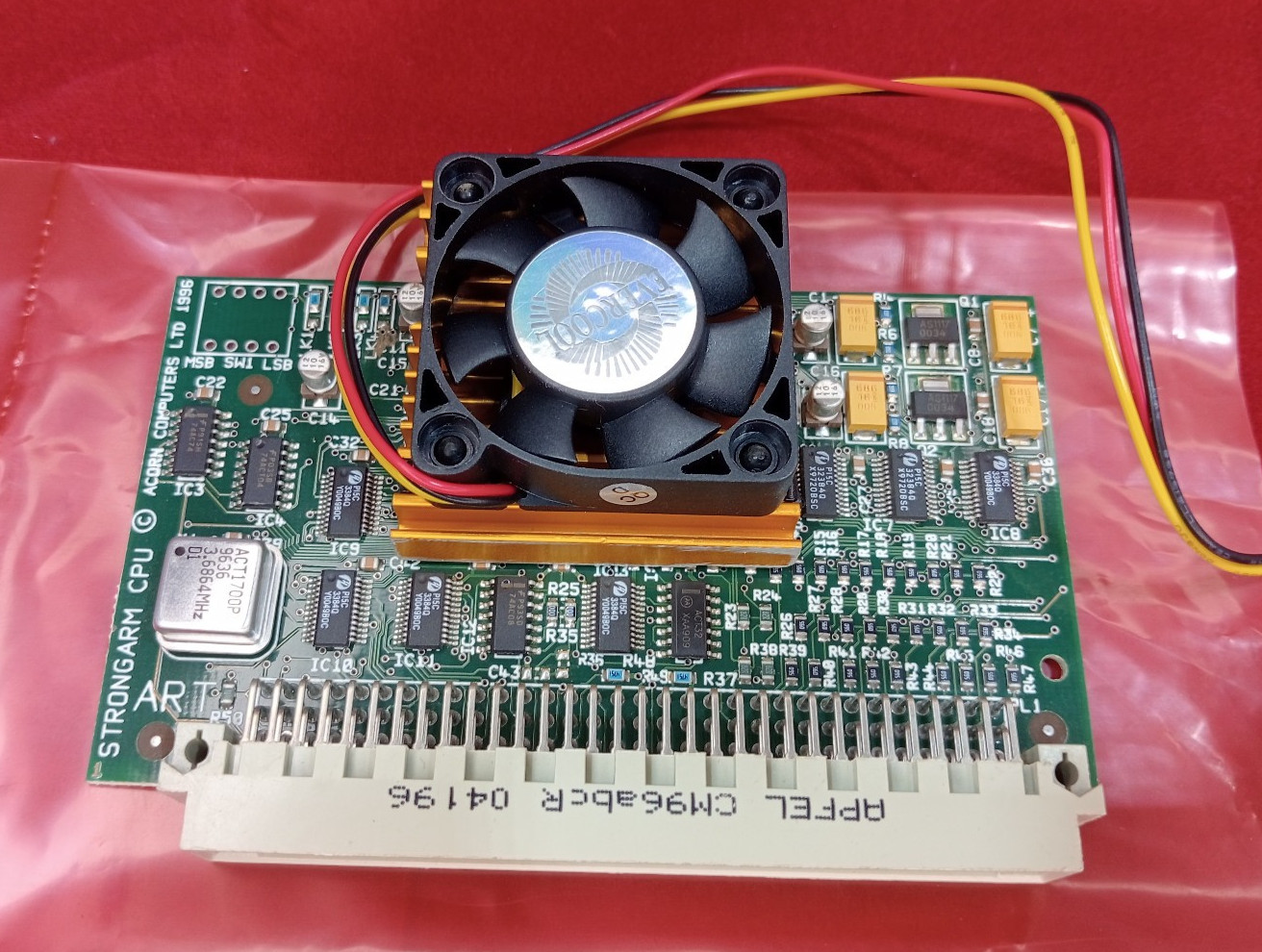 Acorn Risc PC Turbo 287MHz StrongARM Processor Card Over Clocked