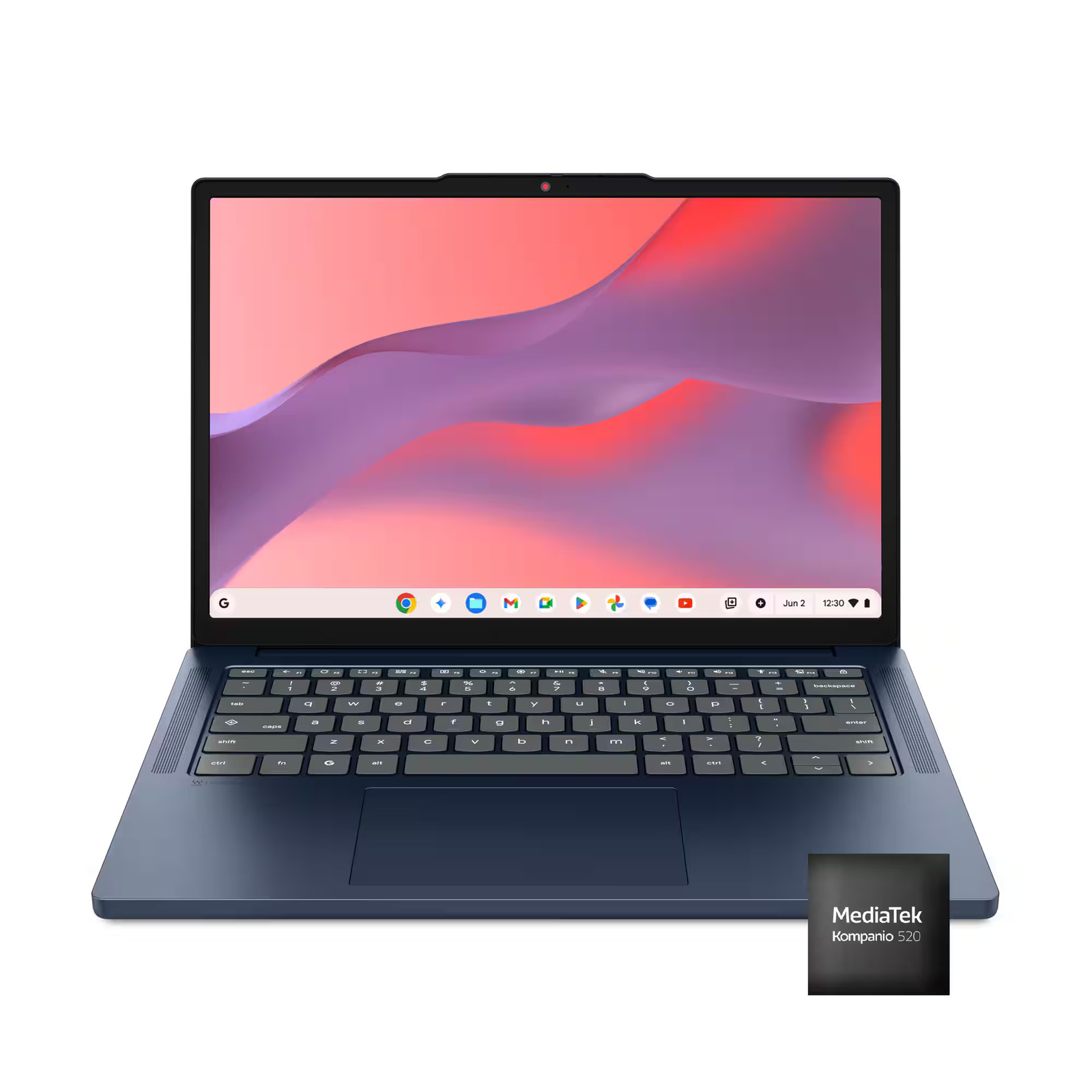 Lenovo - IdeaPad Slim 3 Chromebook - 14" 2K Touchscreen Laptop - MediaTek Kom...