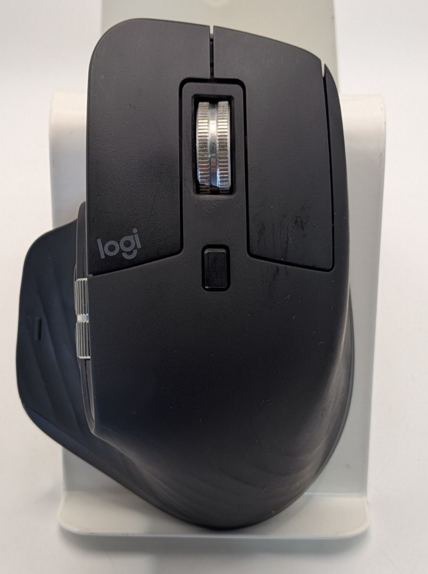 Logitech MX Master 3S Ergonomic Wireless Laser Mouse - Black - Tested