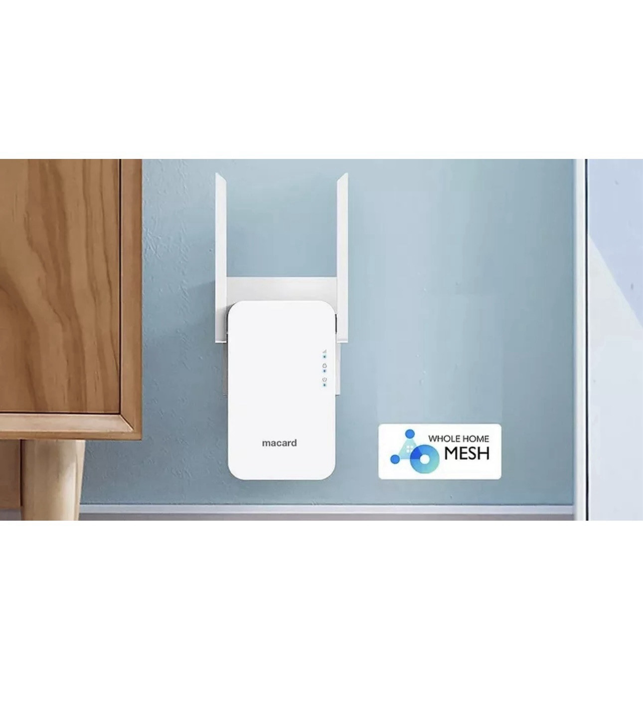 MACARD RE1200 Dual Band Wi-Fi Range Extender with 1Gbps Ethernet port