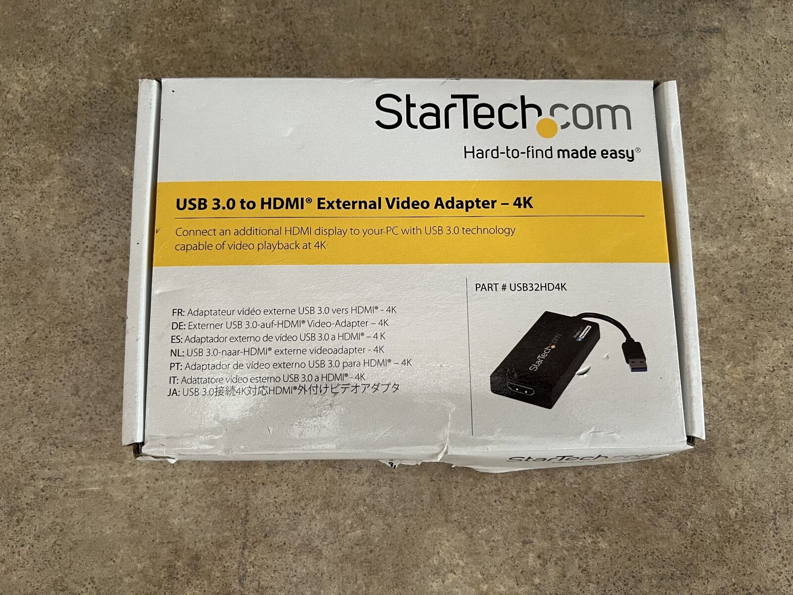StarTech.com USB32HD4K USB 3.0 to HDMI 4K Ultra HD Display Adapter UC2-2