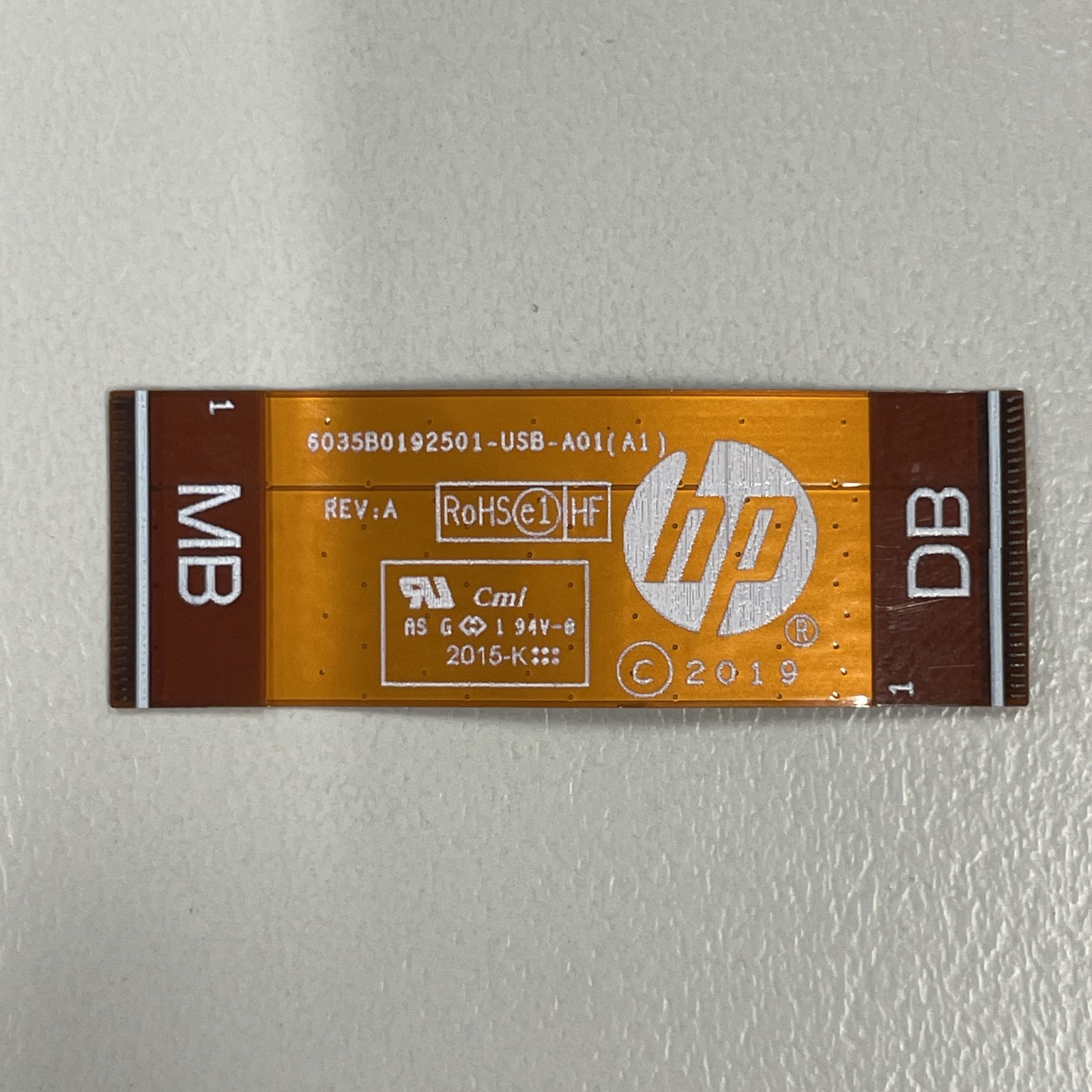 Genuine HP T640 Thin Client 28-Pin 45mm x 15mm Flat Ribbon Cable 6035B0192501